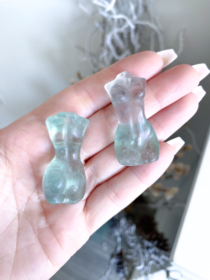 Small Green Fluorite Goddess Body