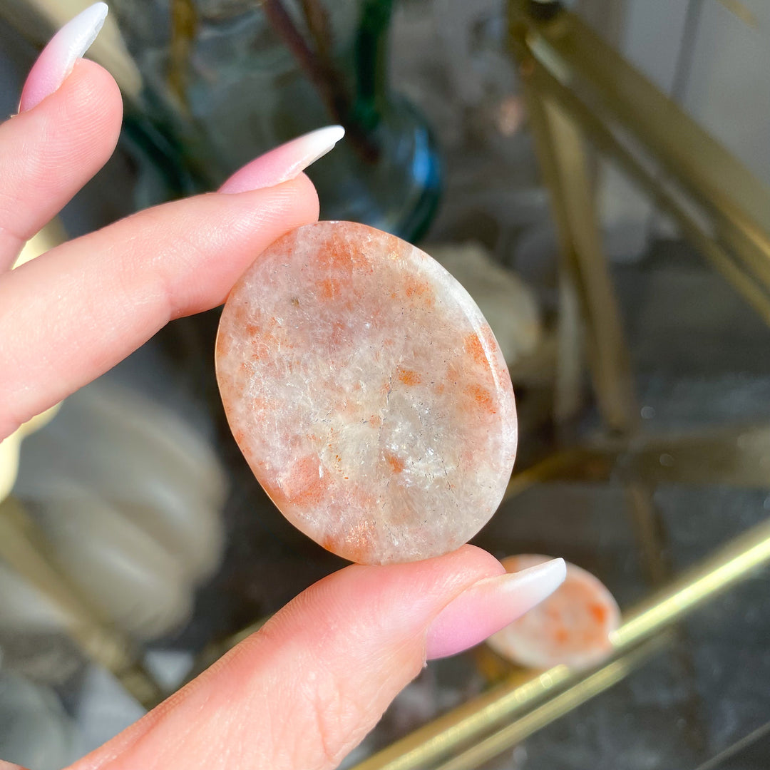 Sunstone Worry Stone