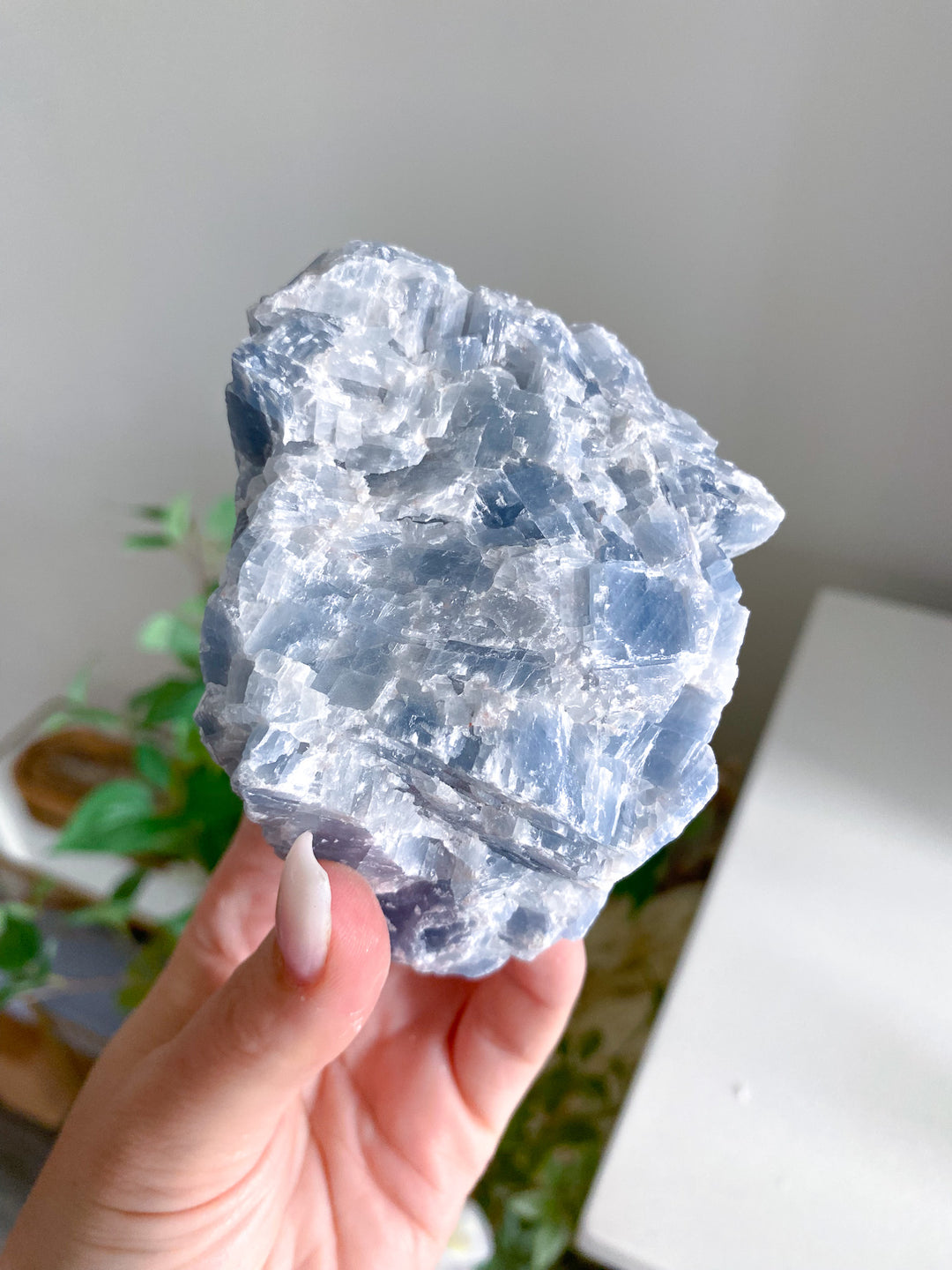 Blue Calcite Rough Piece 