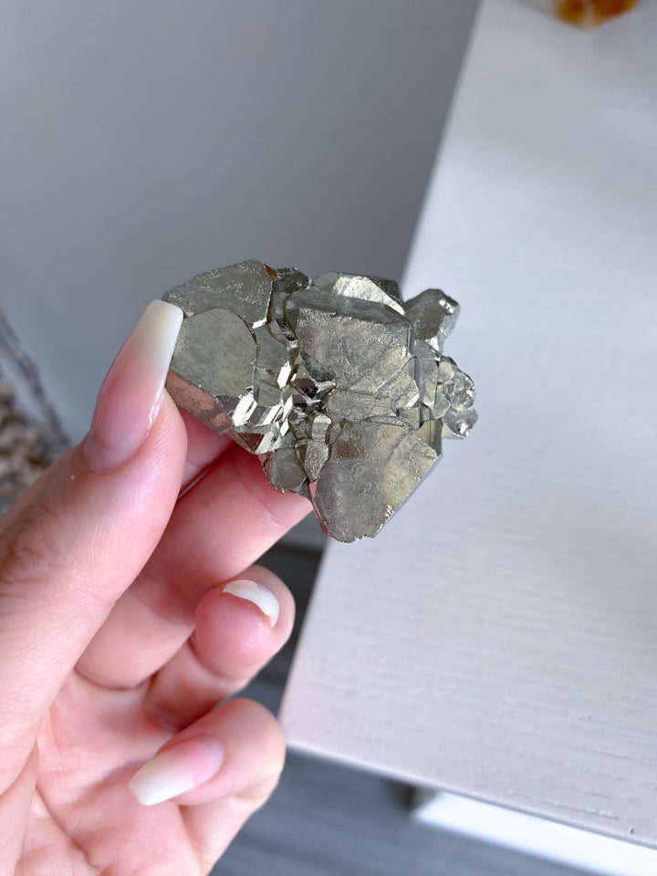 Wealth: Shiny, Unique Pyrite Cluster #1