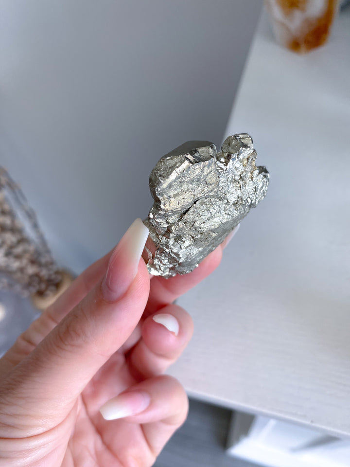 Wealth: Shiny, Unique Pyrite Cluster #1