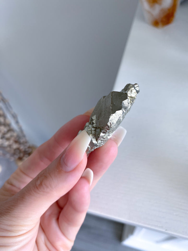 Wealth: Shiny, Unique Pyrite Cluster #1