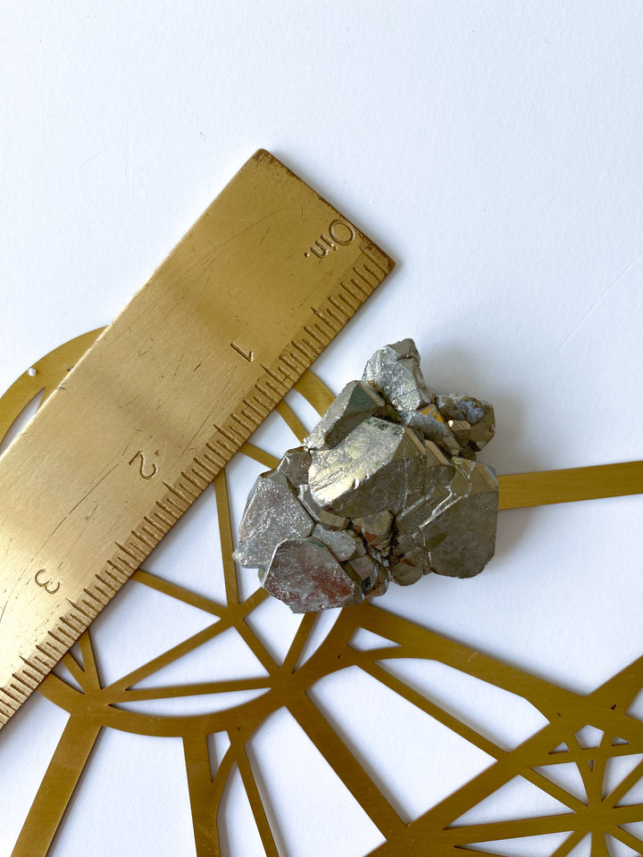Wealth: Shiny, Unique Pyrite Cluster #1