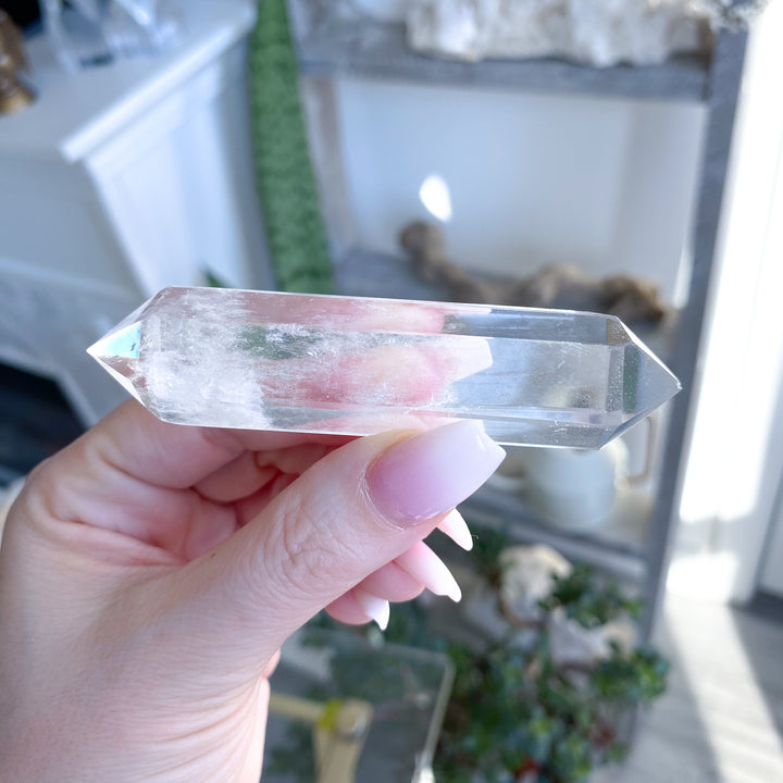 Double Terminated Clear Quartz Wand #1 Imperfect