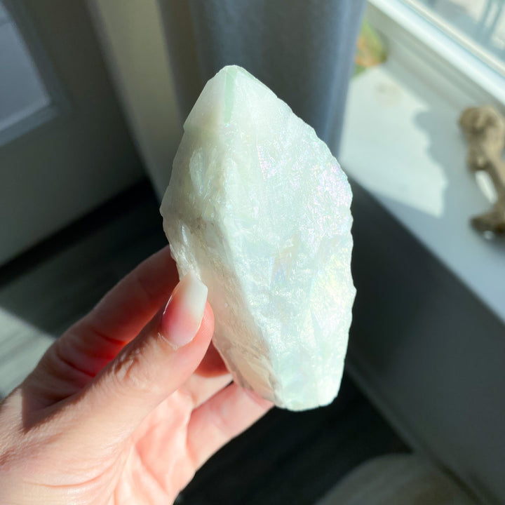 XL Angel Aura Quartz Rough Point 