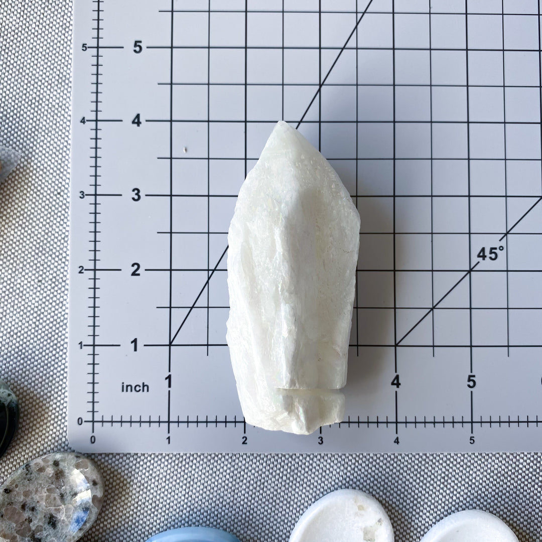 XL Angel Aura Quartz Rough Point 