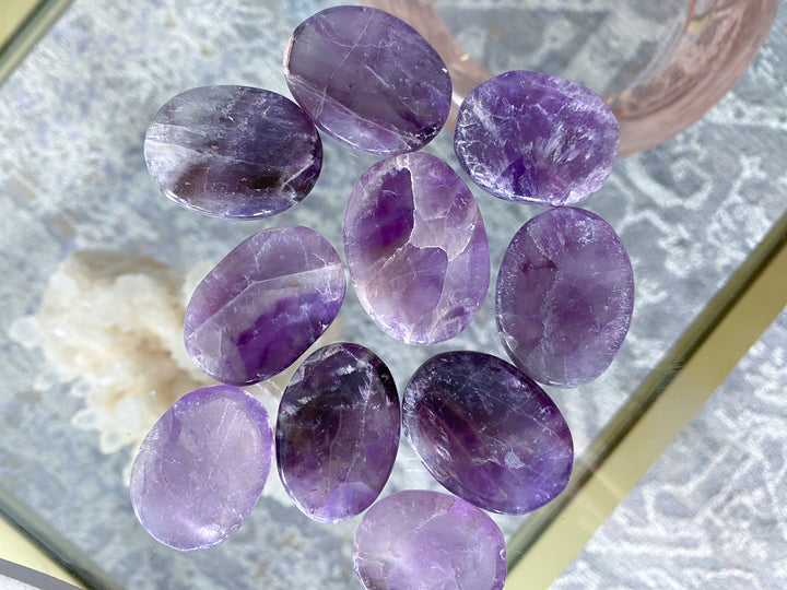 Amethyst Worry Stone