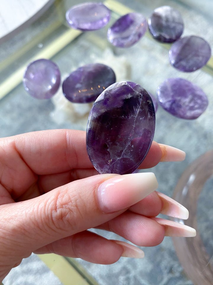 Amethyst Worry Stone