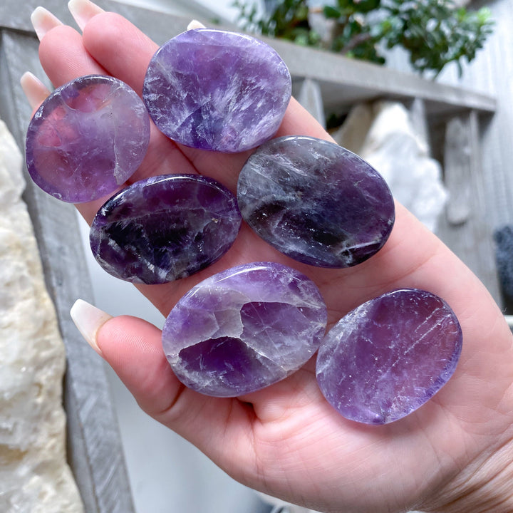Amethyst Worry Stone