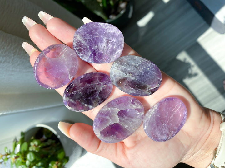 Amethyst Worry Stone