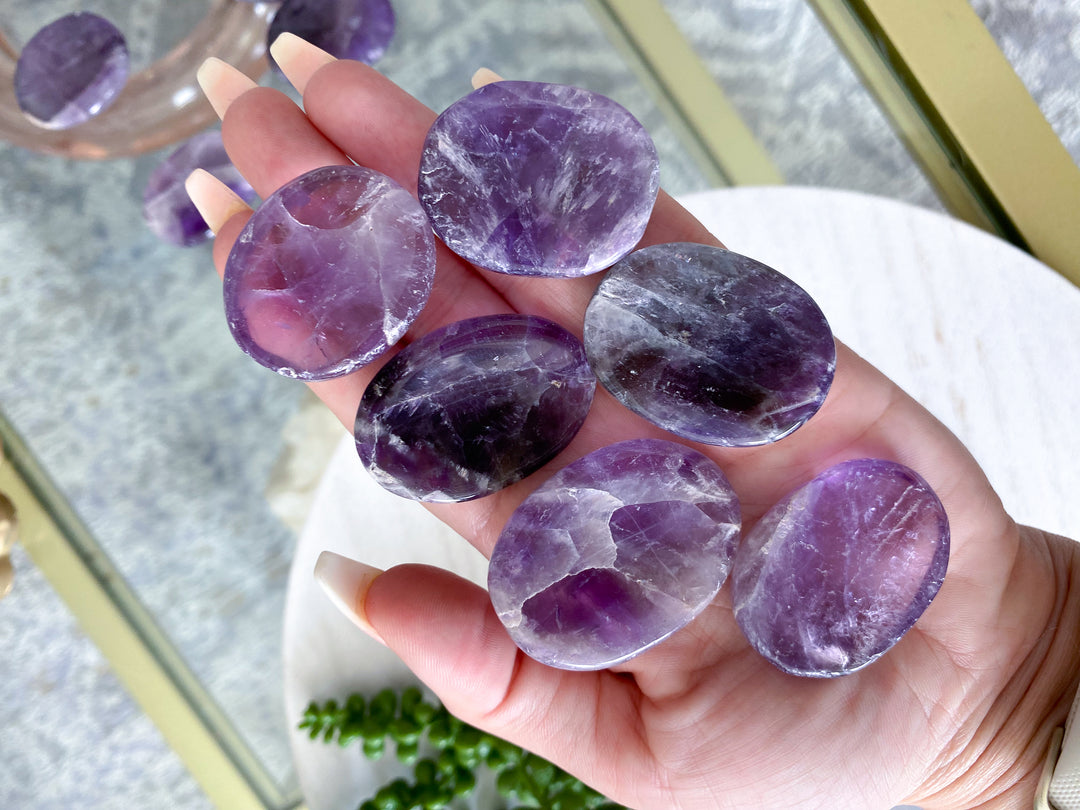 Amethyst Worry Stone