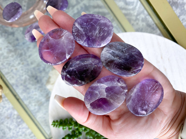 Amethyst Worry Stone