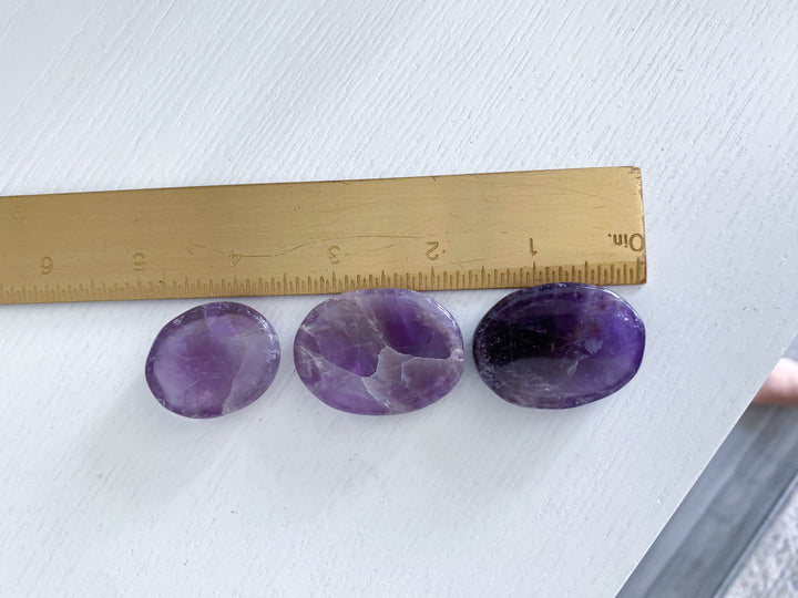 Amethyst Worry Stone