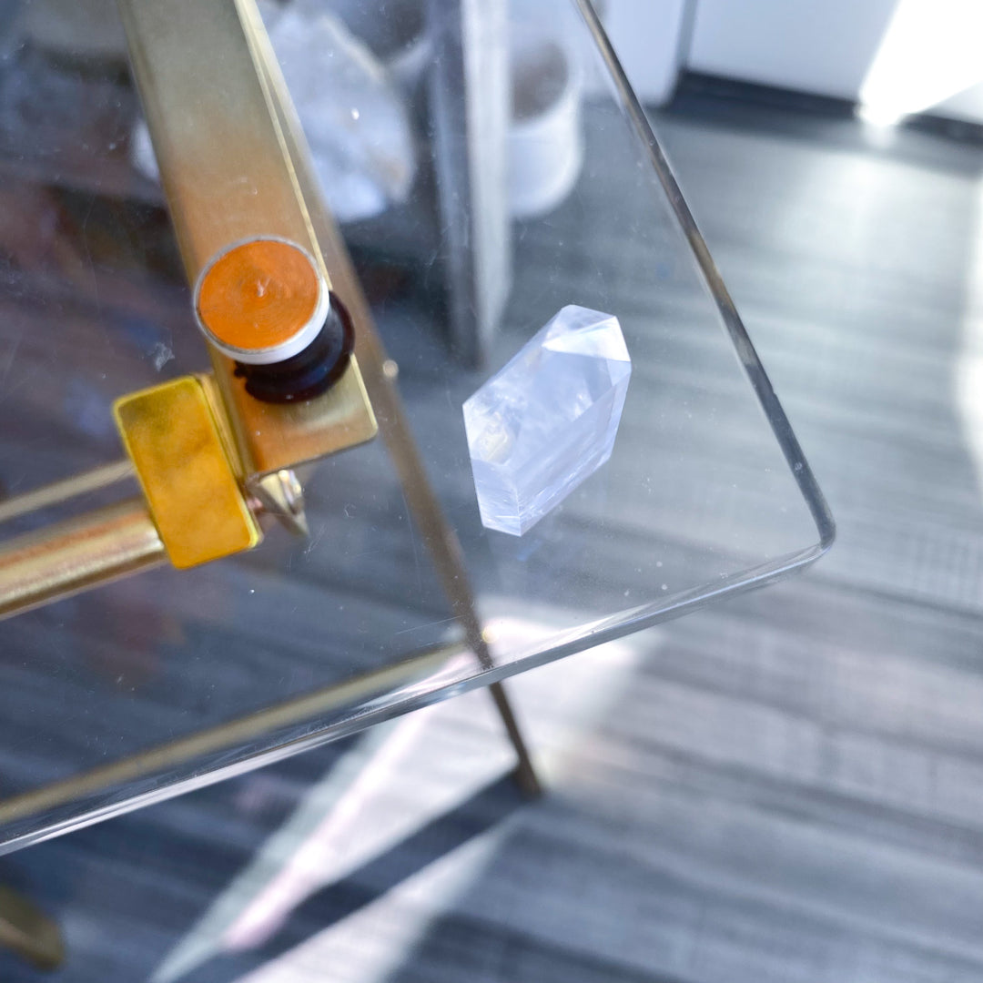 Mini Narrow Clear Quartz Tower 
