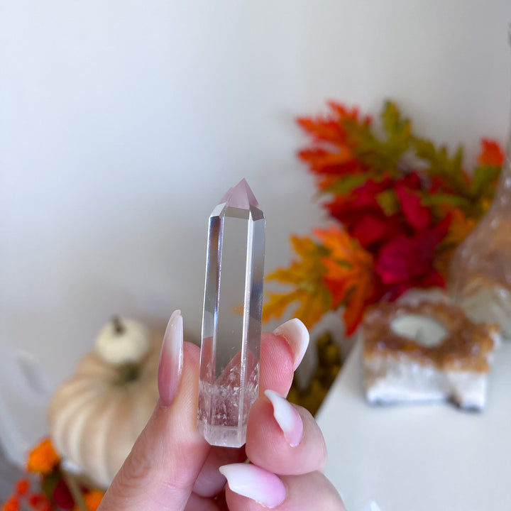 Imperfect Narrow Clear Quartz Mini Tower