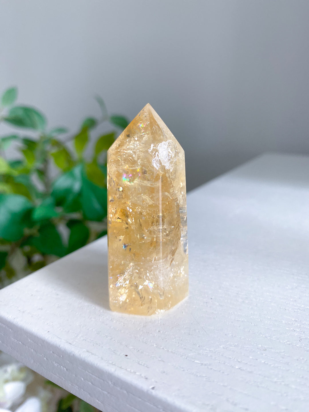 Rainbow Citrine Tower 