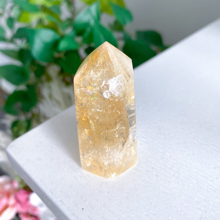 Rainbow Citrine Tower 