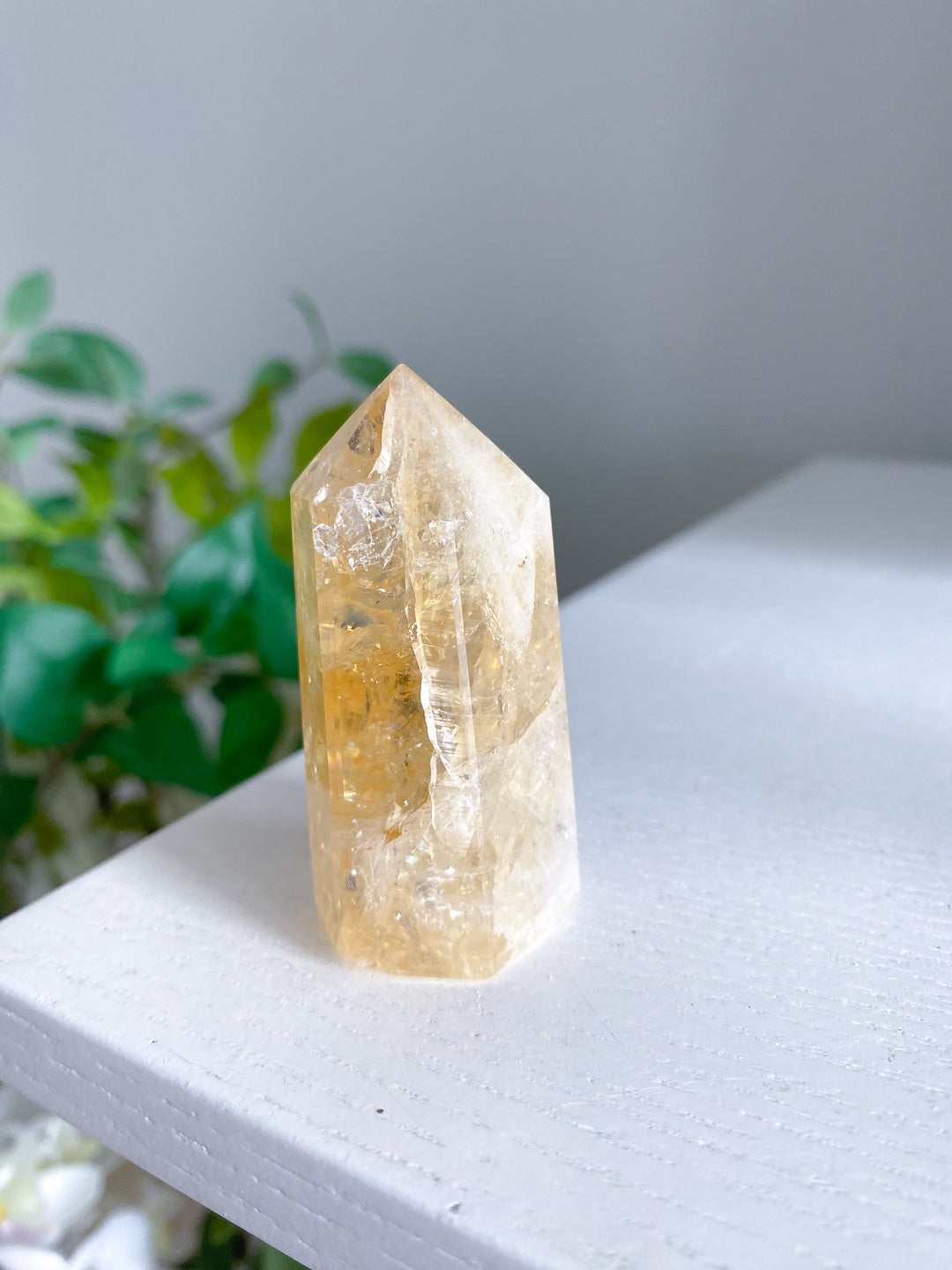 Rainbow Citrine Tower 
