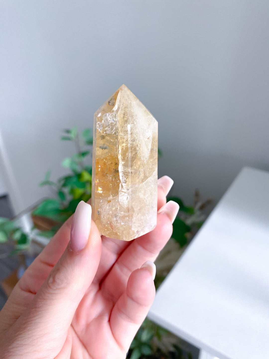 Rainbow Citrine Tower 