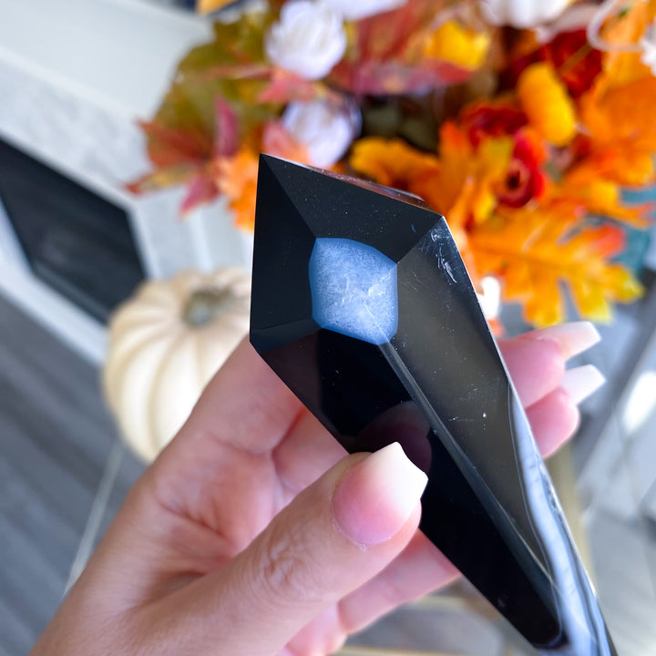 Black Agate Wand 
