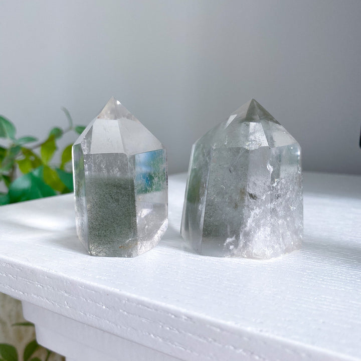 Chunky Inclusion Garden Quartz Point