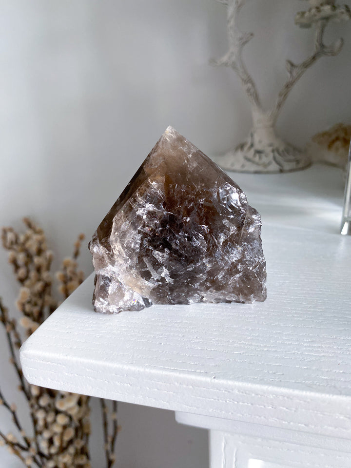 Smokey Quartz Top Polish Point #3