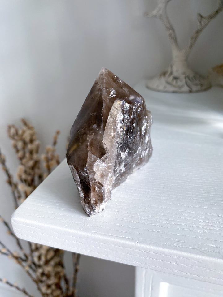Smokey Quartz Top Polish Point #3