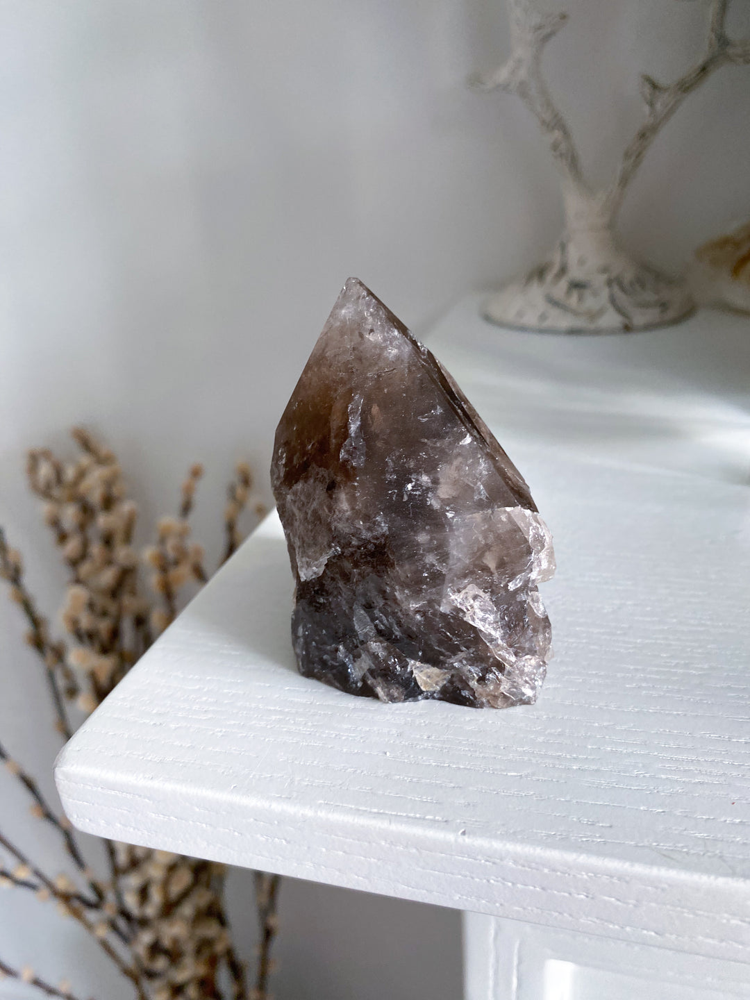 Smokey Quartz Top Polish Point #3