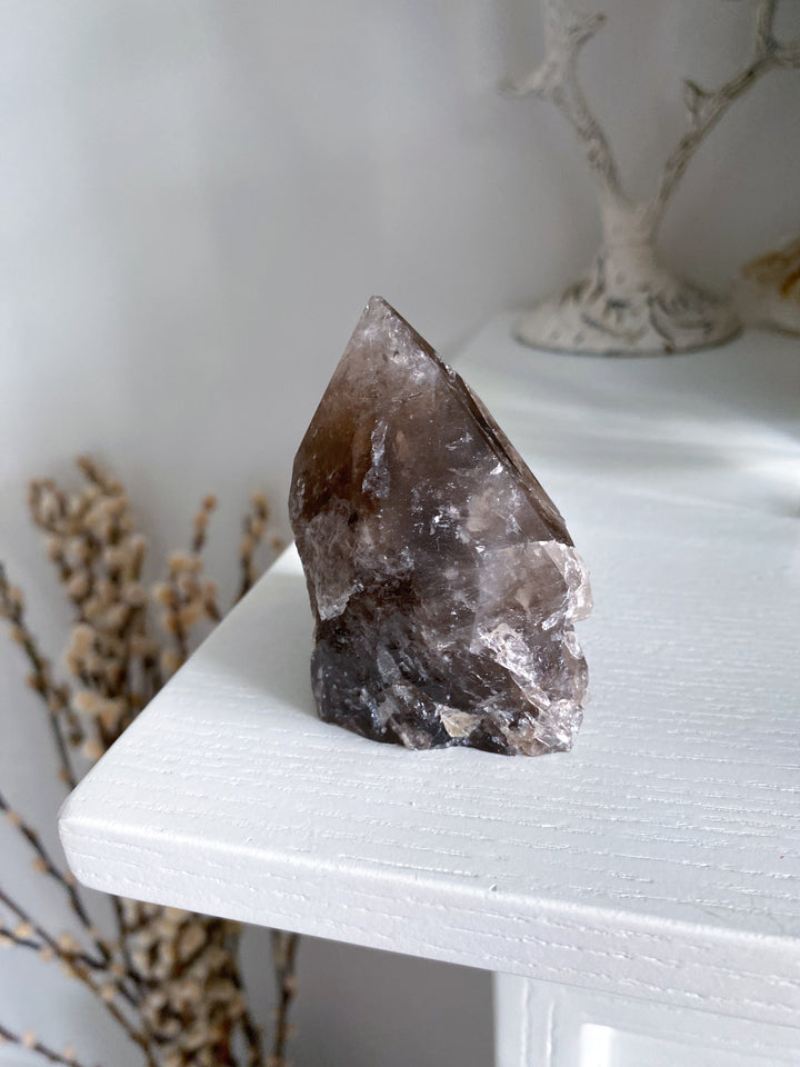 Smokey Quartz Top Polish Point #3