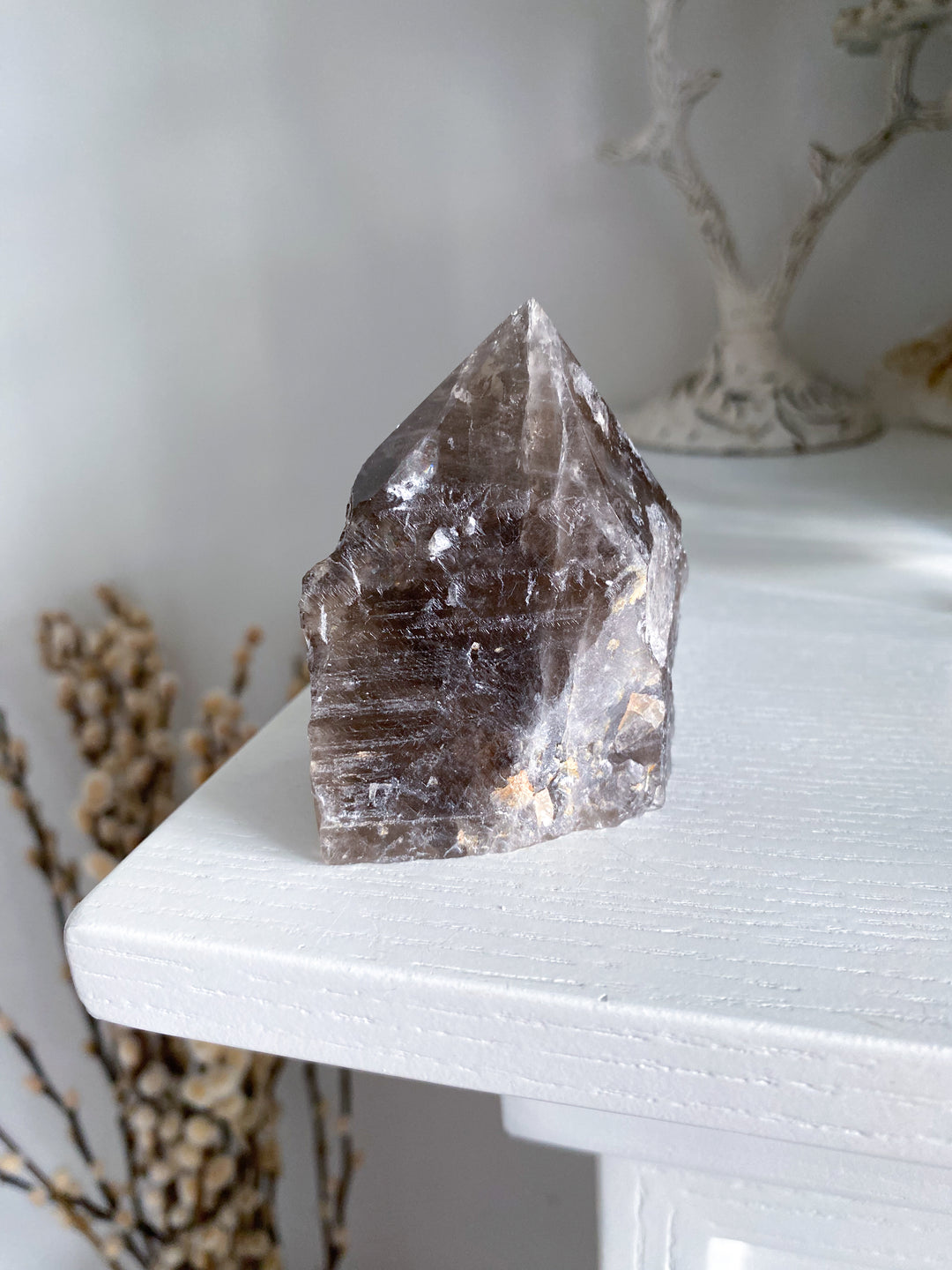 Smokey Quartz Top Polish Point #3