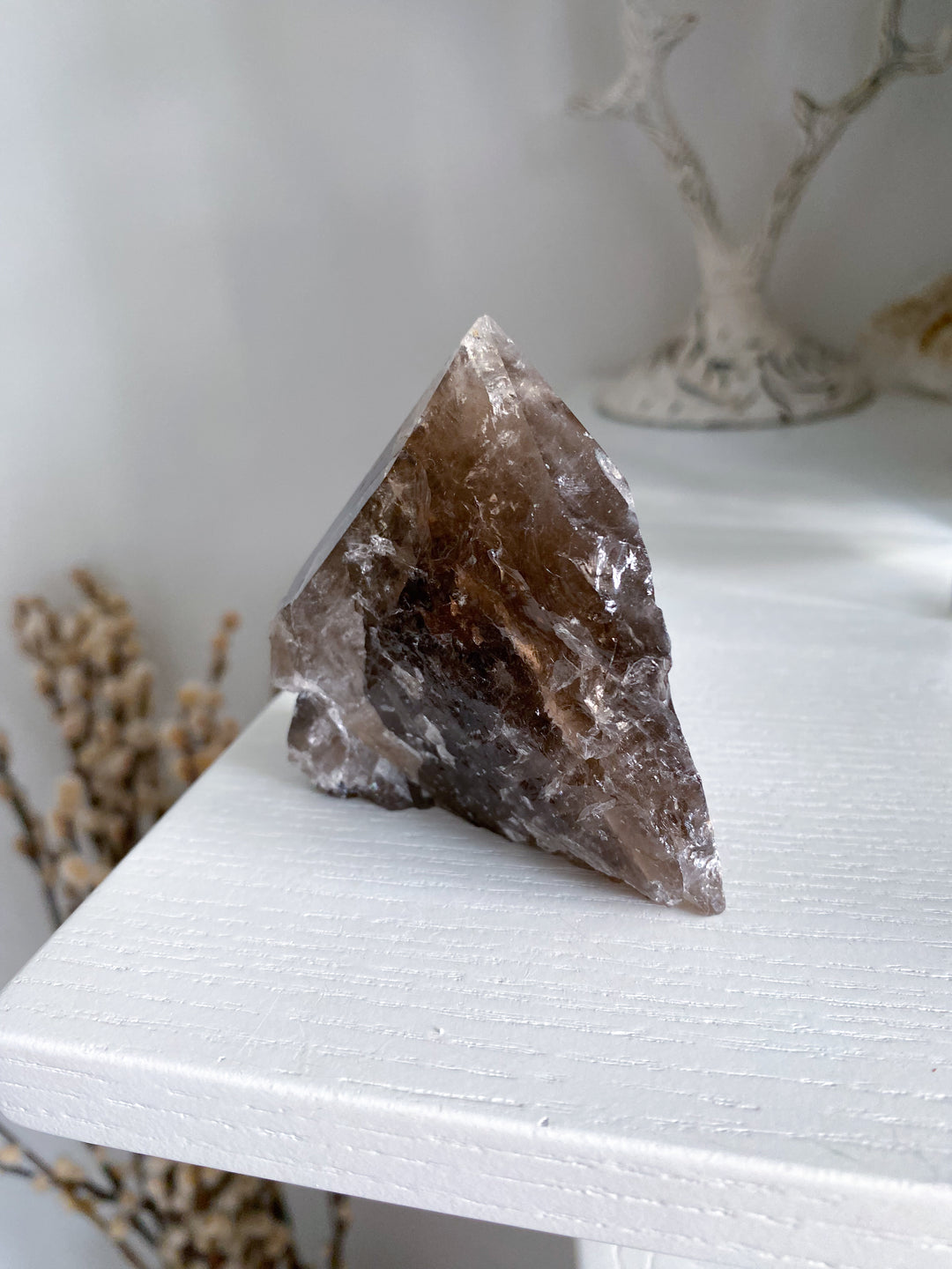Smokey Quartz Top Polish Point #3