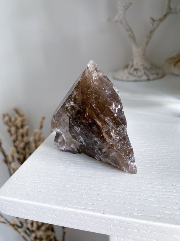 Smokey Quartz Top Polish Point #3