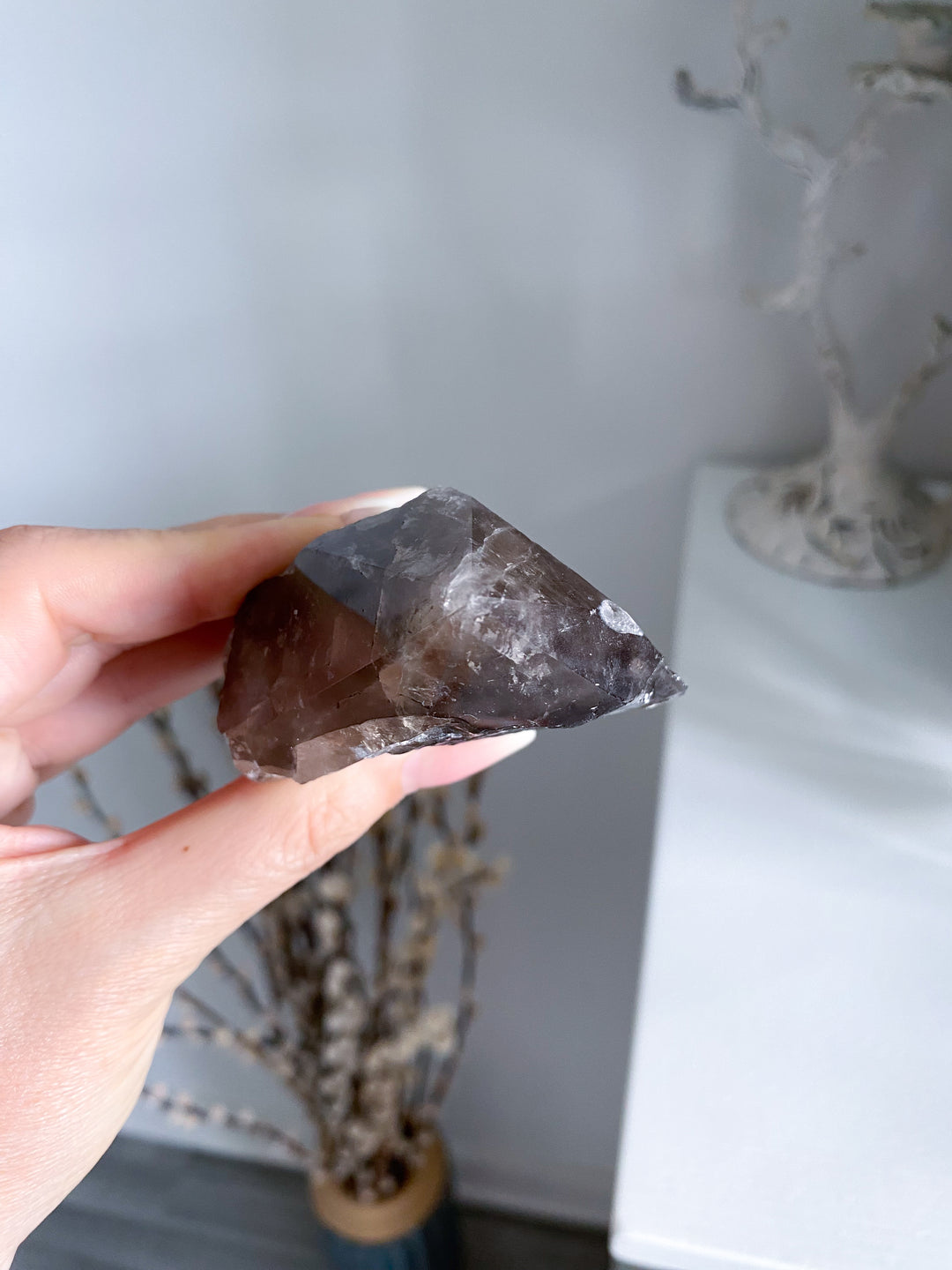 Smokey Quartz Top Polish Point #3