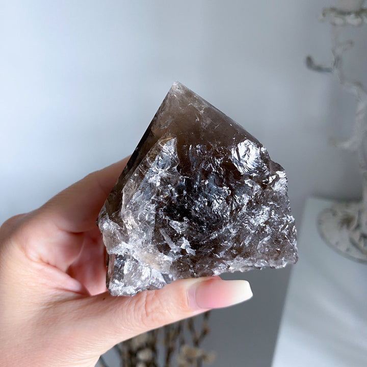 Smokey Quartz Top Polish Point #3