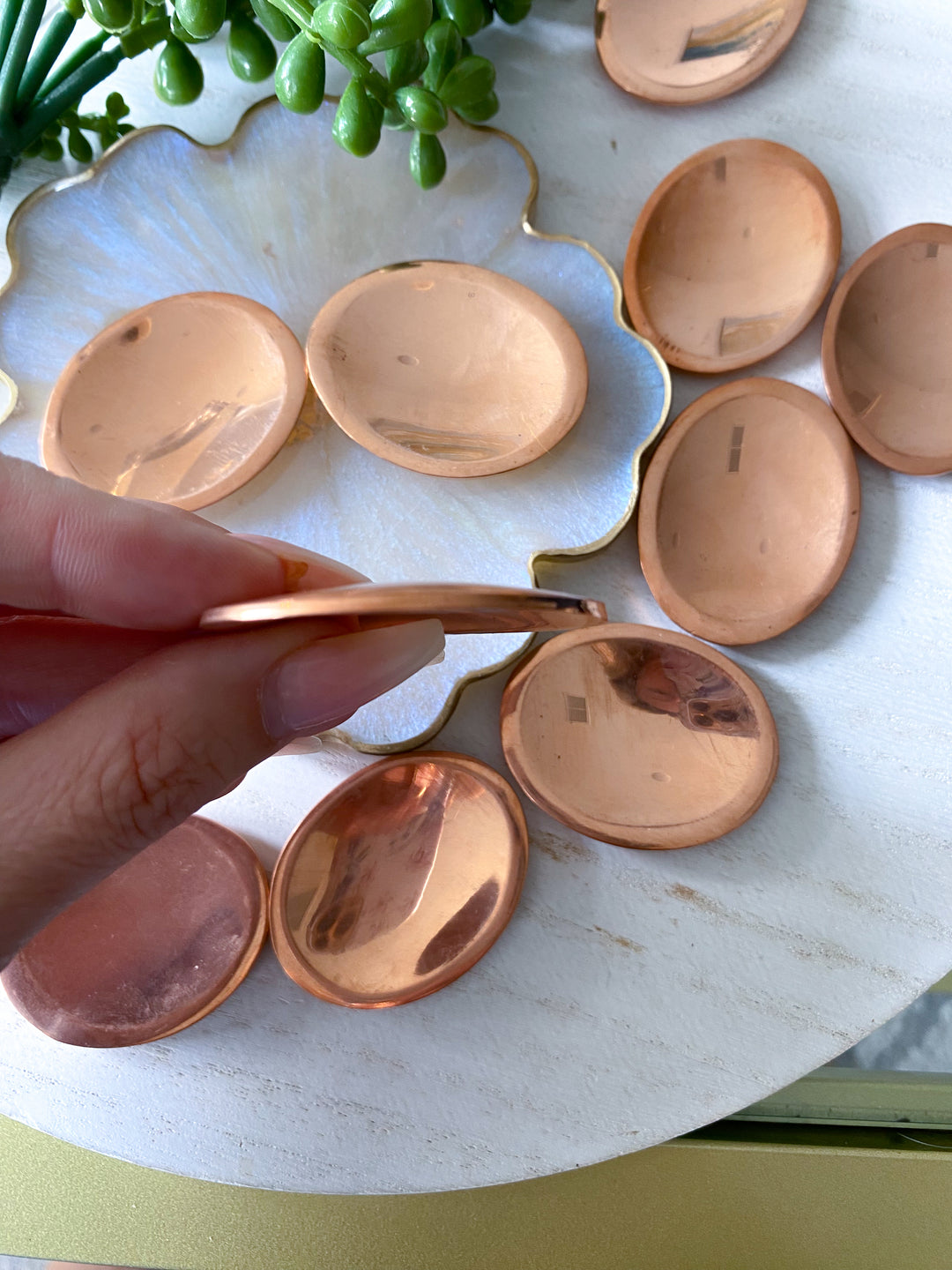 Copper Worry Stone