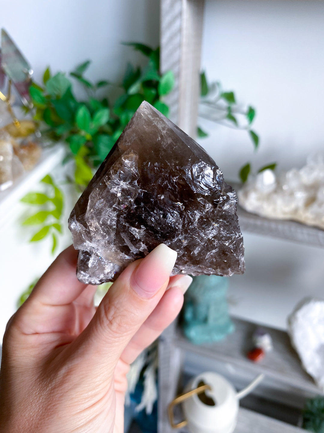 Smokey Quartz Top Polish Point #3