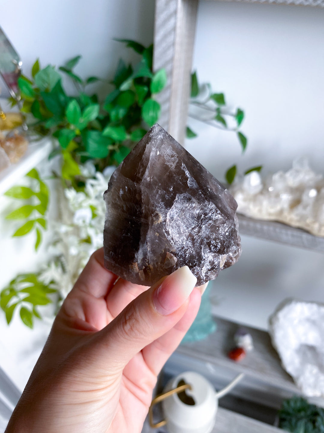 Smokey Quartz Top Polish Point #3