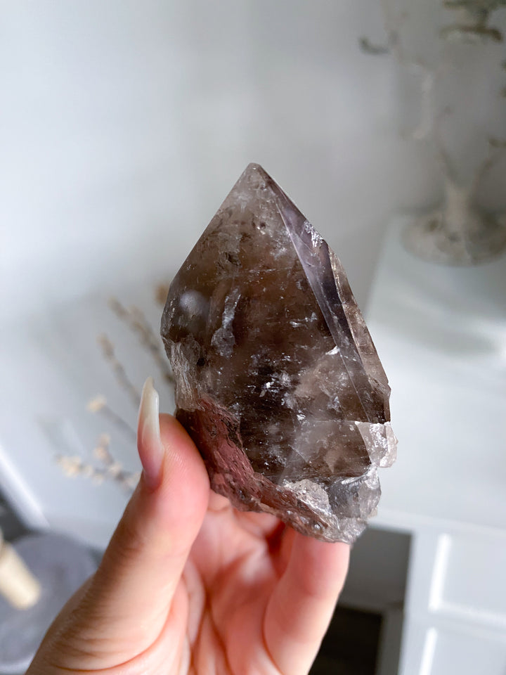 Smokey Quartz Top Polish Point #3