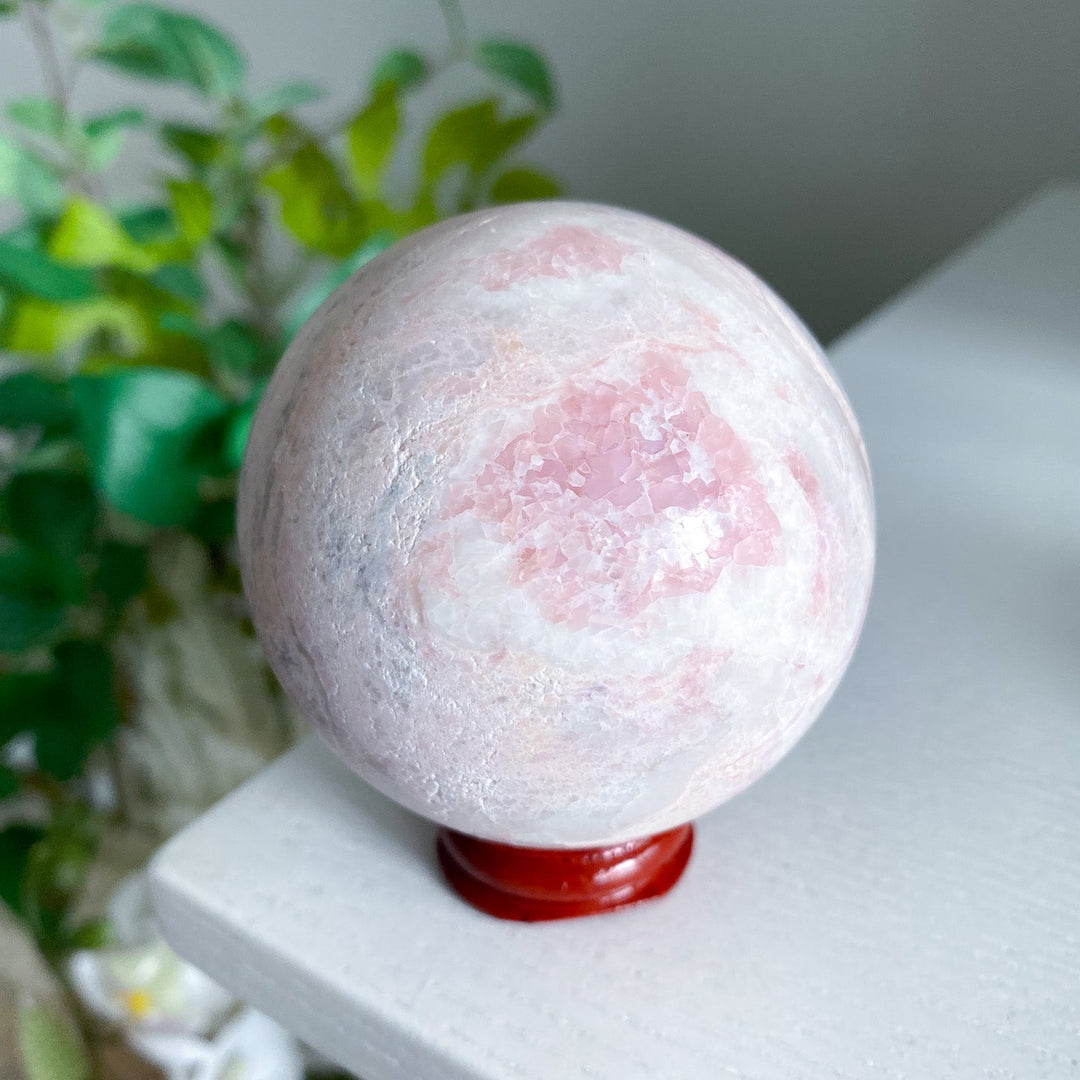 Pink Opal Sphere 
