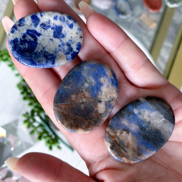 Sodalite Worry Stone