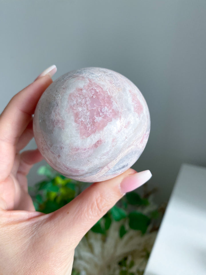 Pink Opal Sphere 