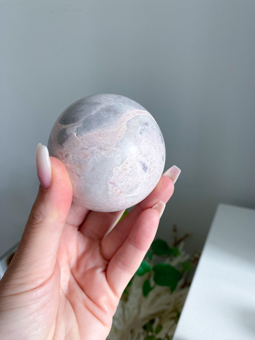 Pink Opal Sphere 