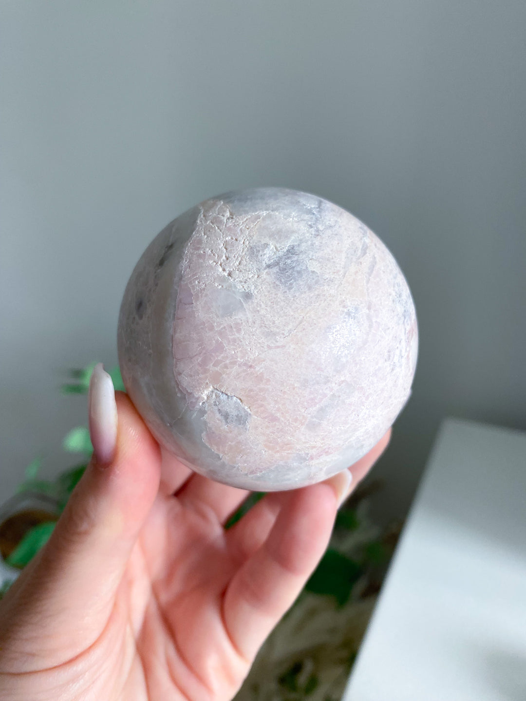 Pink Opal Sphere 