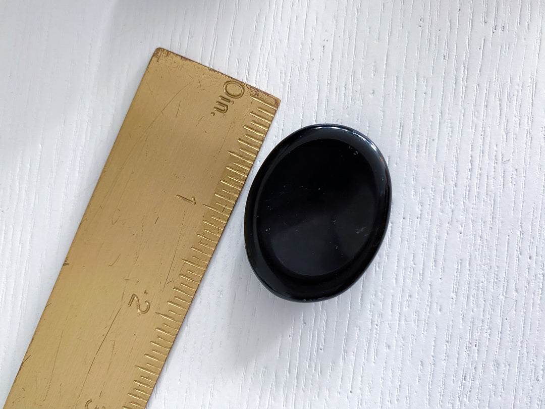 Black Obsidian Worry Stone