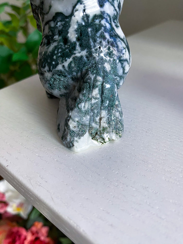 Large Moss Agate Horse 