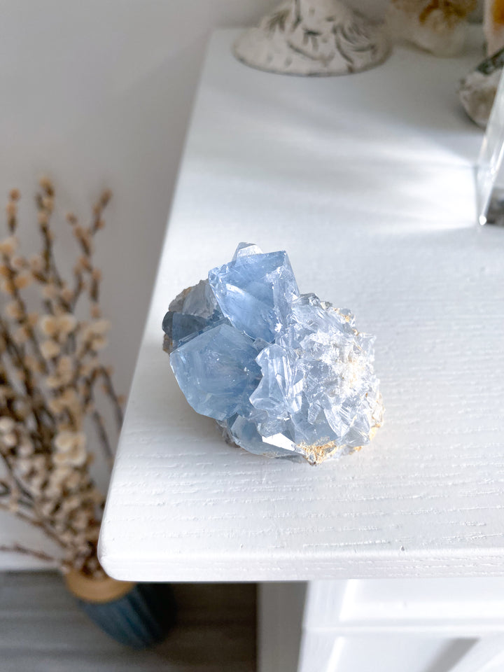 Celestite Cluster Chunk Geode #1
