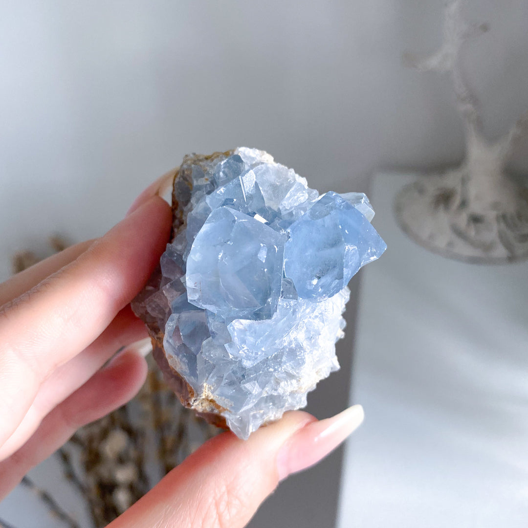 Celestite Cluster Chunk Geode #1