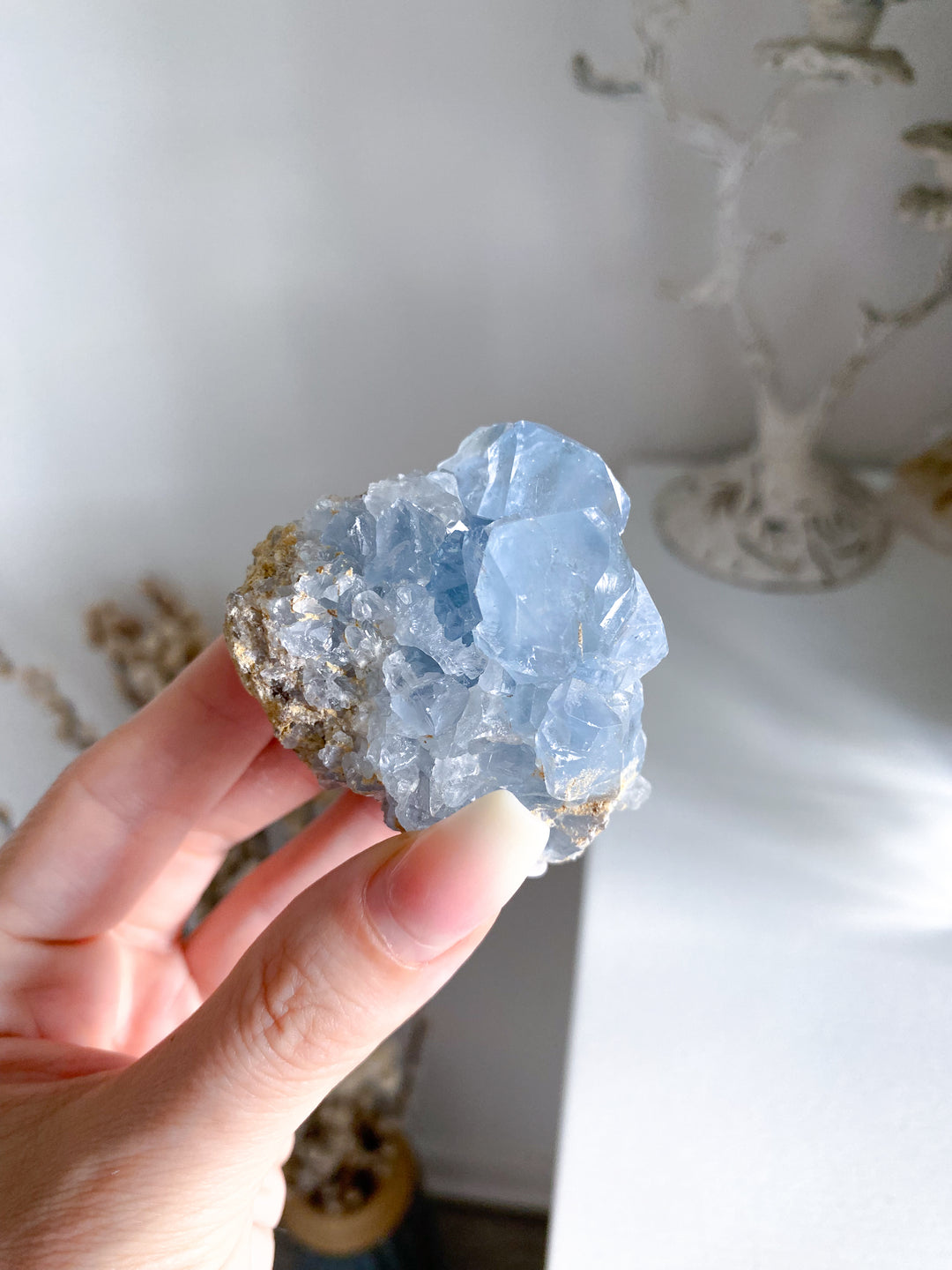 Celestite Cluster Chunk Geode #1