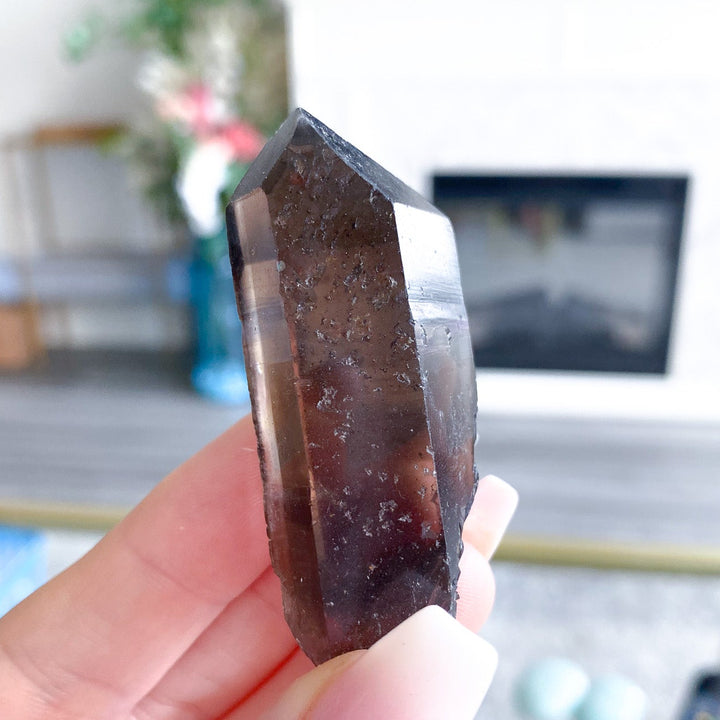 Natural Smokey Quartz Point