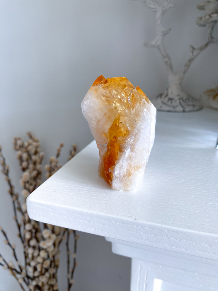 PROSPERITY: Citrine Point Top Polish Tower #2